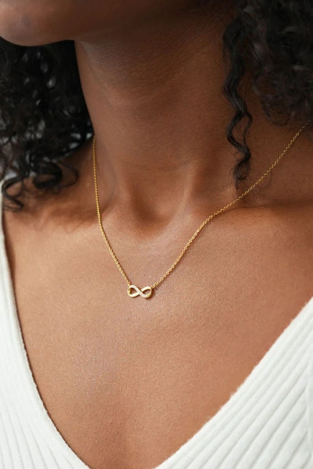 Infinity Necklace – 18K Gold-Plated Sterling Silver